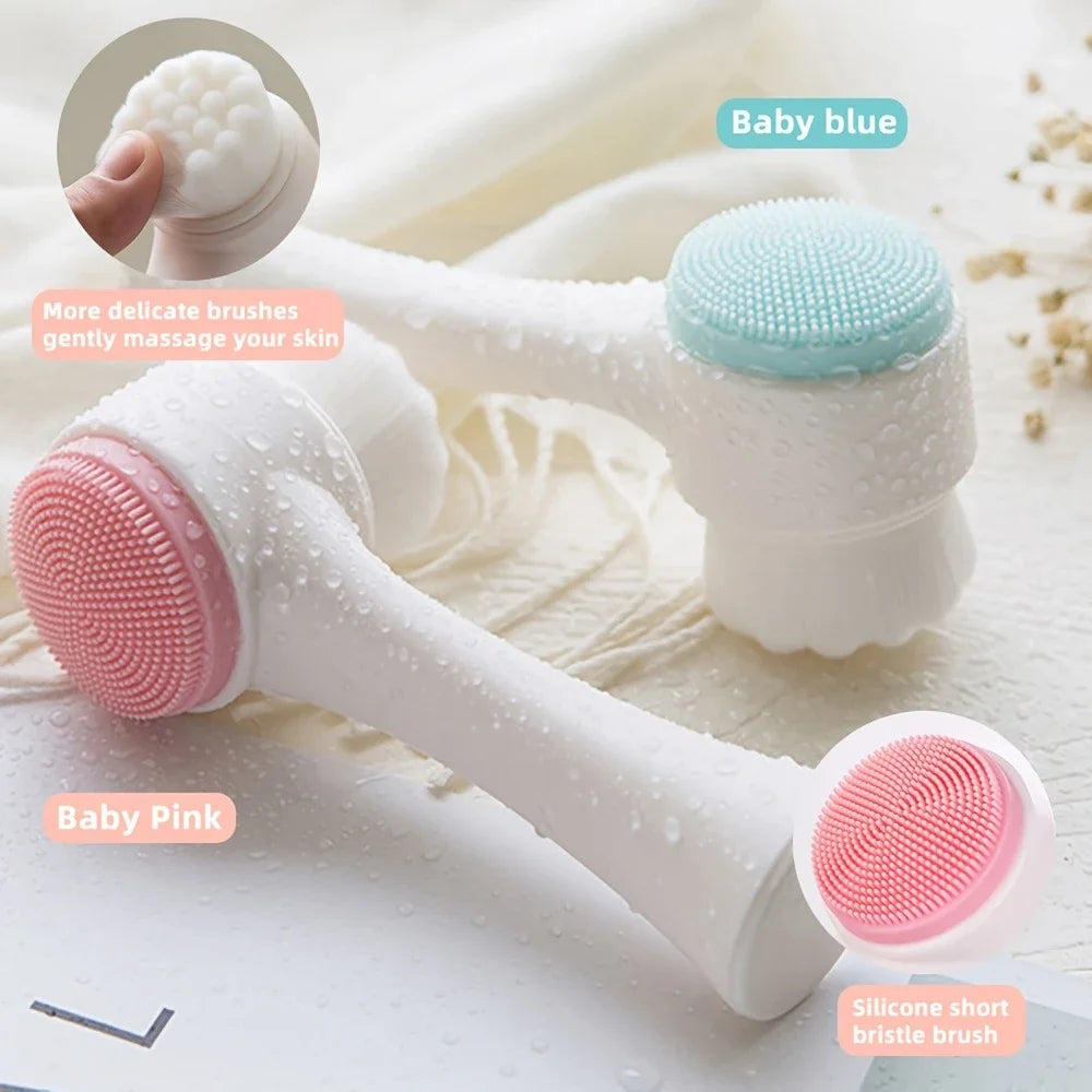 7-piece beauty makeup set, makeup tool kit, including 3-piece headband set, facial cleanser and facial cleaning tools, etc.