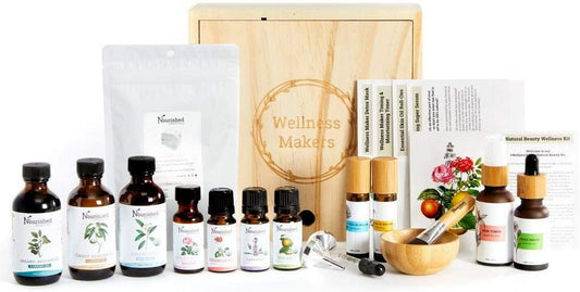 Nourished Essentials | Wellness Maker Organic Natural Beauty Wellness Kit - Make